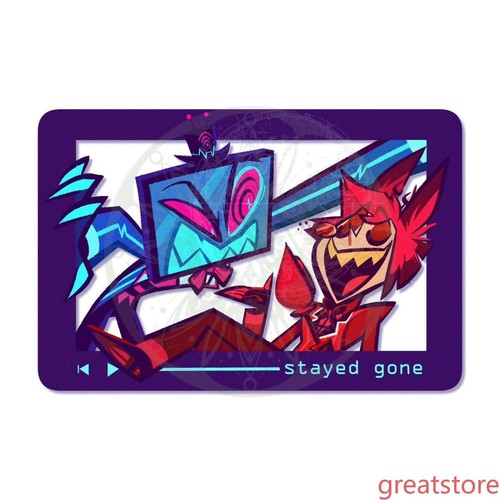 Hazbin Hotel Alastor Lucifer 12cm Acrílico Soporte 6cm Llavero Colgante Juegos Anime - Imagen 2 de 11