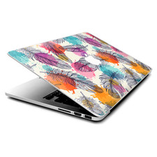Skin Decals Wrap for MacBook Pro Retina 13" - feathers colorful watercolor bird