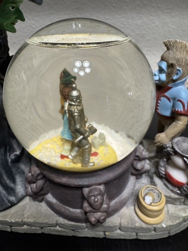 Wizard of Oz Wicked Witch Snow Globe Musical Crystal Ball RARE 1995 READ/VIDEO! - Picture 13 of 14