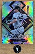 Gerrit Cole 2022 Panini Prizm Baseball Emergent Silver Prizm #E-5