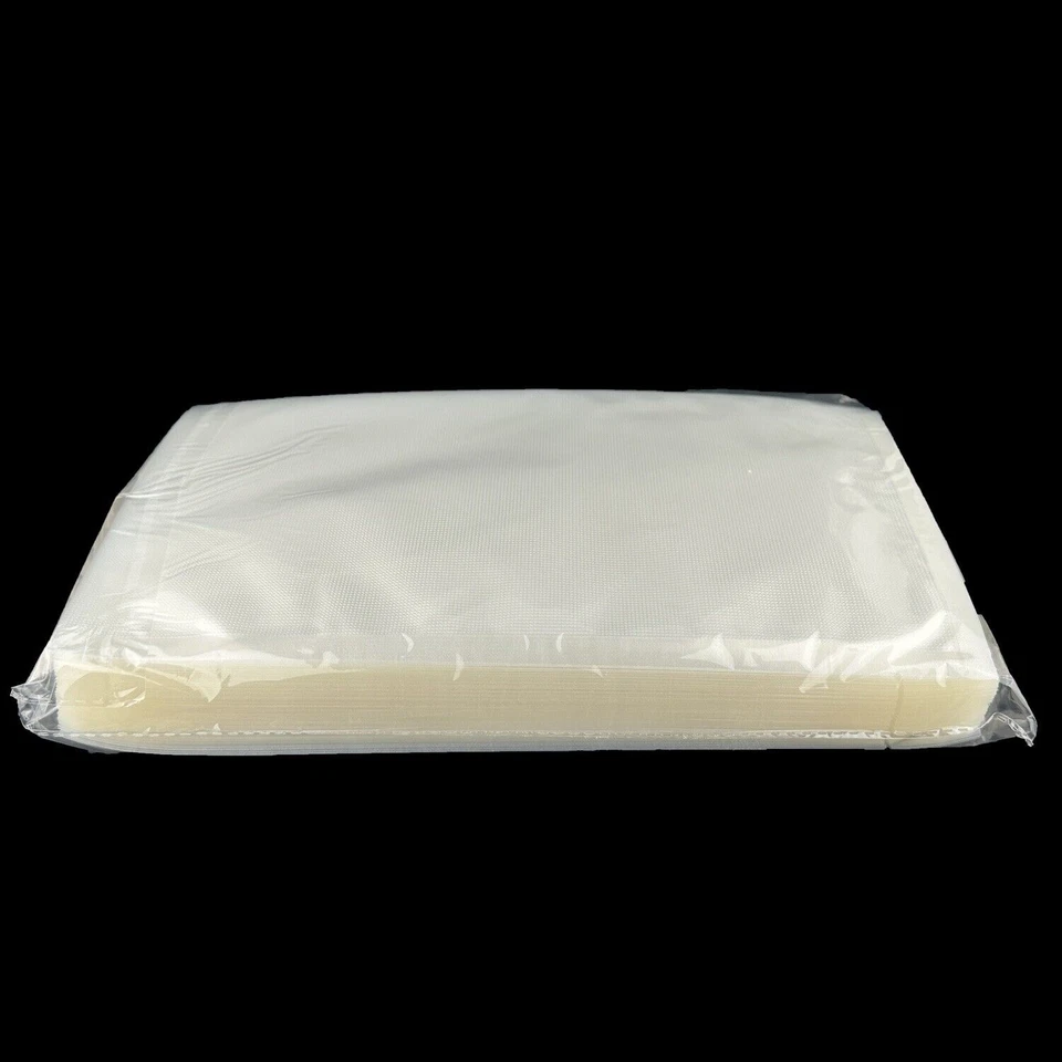 Bolsas selladoras al vacío de 500 cuartos 8x12 6x10 paquete de almacenamiento de ahorro de alimentos en relieve 4 mil Foto 4 de 4