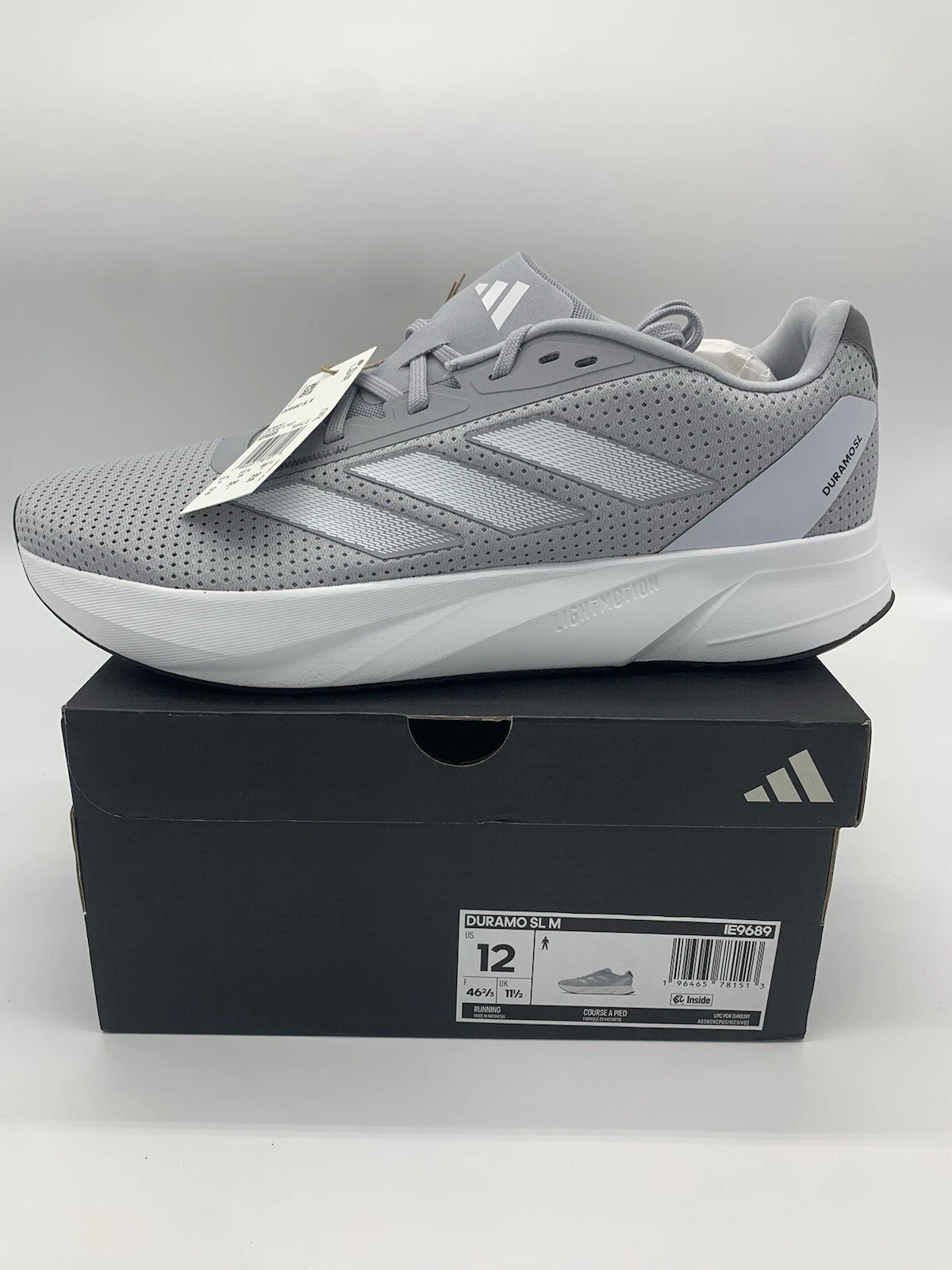 Taglia 11 5 Adidas Duramo SL Halo Silver