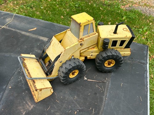 Vintage-Mighty Tonka Pressed Steel Front End Loader Turbo Diesel - Picture 3 of 6
