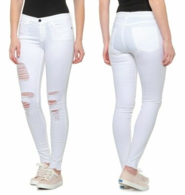 Frame Jeans Le Skinny De Jeanne Womens sz 27 White Denim