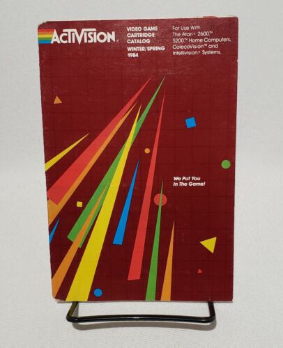 Atari Winter Spring 1984 Catalog 2600 5200 Colecovision Intellivision ONE of TWO