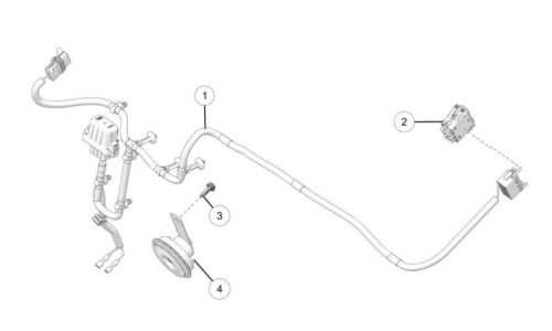 2022-2025 Genuine Polaris Ranger SP 570 / SP 570 Crew Horn Kit 2889160 - Bild 3 von 3
