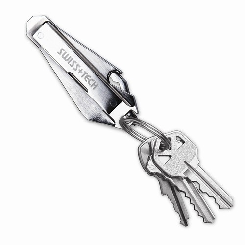 SWISS+TECH Micro-Slim™ 9-in-1 Keychain tool Multi Tool, ST67100 Au Seller - Picture 3 of 3