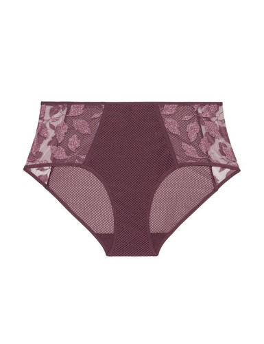 Simone Perele Dahlia Brief High Rise Embroidered Womens Luxury Lingerie 14V770 - Picture 3 of 12