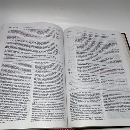 NIV Life Application Study Bible 1997 Red Letter H/C Tyndale Zondervan W/Case - Picture 10 of 12