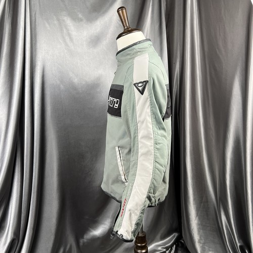 VTG Rev’it Monza Motorcycle Jacket CE Armored Insulated Light Green Size Medium - Picture 6 of 20