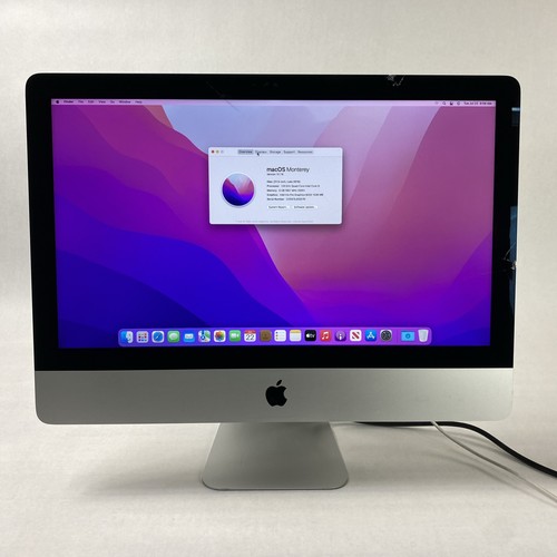 Apple A1418 iMac 21.5" 2015 2.8GHz Core i5 8GB RAM 1TB HDD macOS 12.7.6