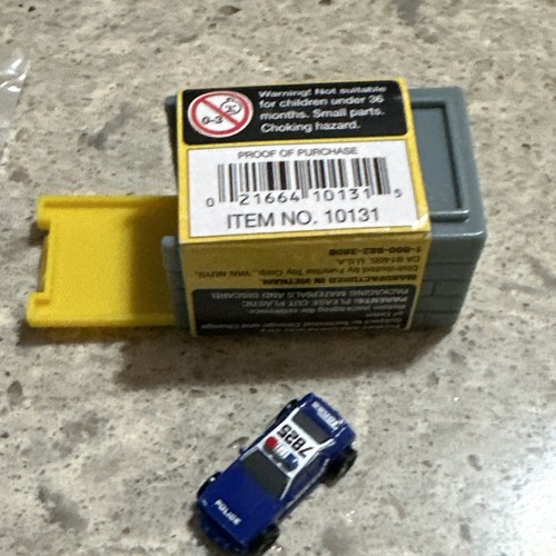 2016 Tonka Tinys by Sunrise - Blue Police Car #2 - in Stackable Garage HTF - Picture 12 of 13