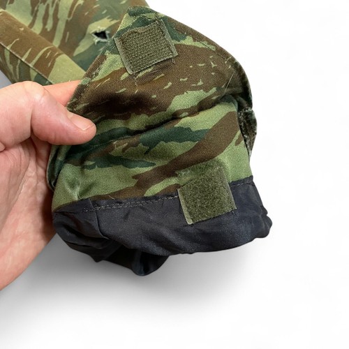 Vintage Tiger Stripe Camo Field Jacket Sherpa Lined Cold Weather Military Large - Bild 13 von 16