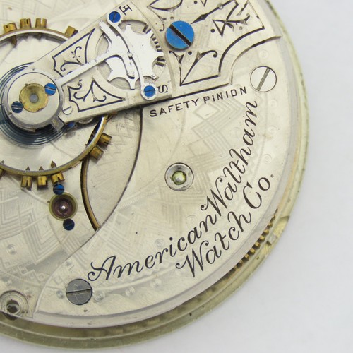 Waltham 18 Size Nickel Open Face 15 Jewel Pocket Watch Movement - Picture 2 of 8