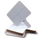 Flipside Products Rectangular Graph Dry Erase Answer Paddles, Double-Sided, A...
