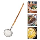 1 stück Edelstahl-Sieb-Kocherkochkühler mit Bambus-Griff