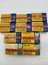 Vintage Lot Of 10 Palmolive Gold Deodorant Bars Of Soap Colgate-Palmolive NOS