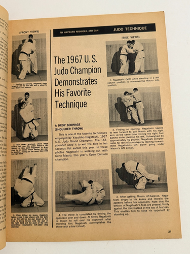 Rare 1967 Nov BLACK BELT MAGAZINE CHUCK NORRIS Karate's Triple Crown -TORN COVER - Picture 5 of 9