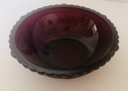 Avon Ruby Red Limited Edition Serving Bowl The 1876 Cape Cod Collection 1975 - Picture 10 of 12