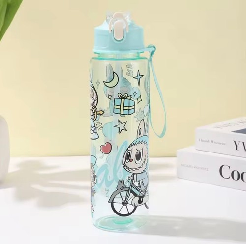 Trendy Labufu Monster Drink Water Bottle Leakproof Plastic Straw Bottle 750ml - Picture 5 of 23