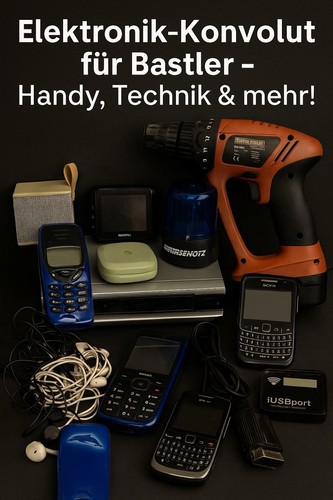 Elektronik Konvolut – Handys, Ladegeräte, Zubehör, Teile & mehr – Bastlerpaket