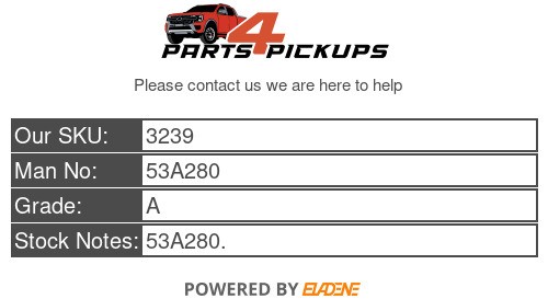 2019 Isuzu D-max Eiger Torque Converter 2017-2021 53A280 - Picture 8 of 8