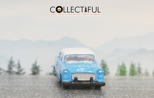 RACING CHAMPIONS - '55 CHEVY BEL AIR - BLUE & WHITE - 1998 DIECAST CAR ๐ฅ #37 - Picture 2 of 6