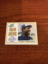 1974 Topps #1 Hank Aaron. EX(oc)