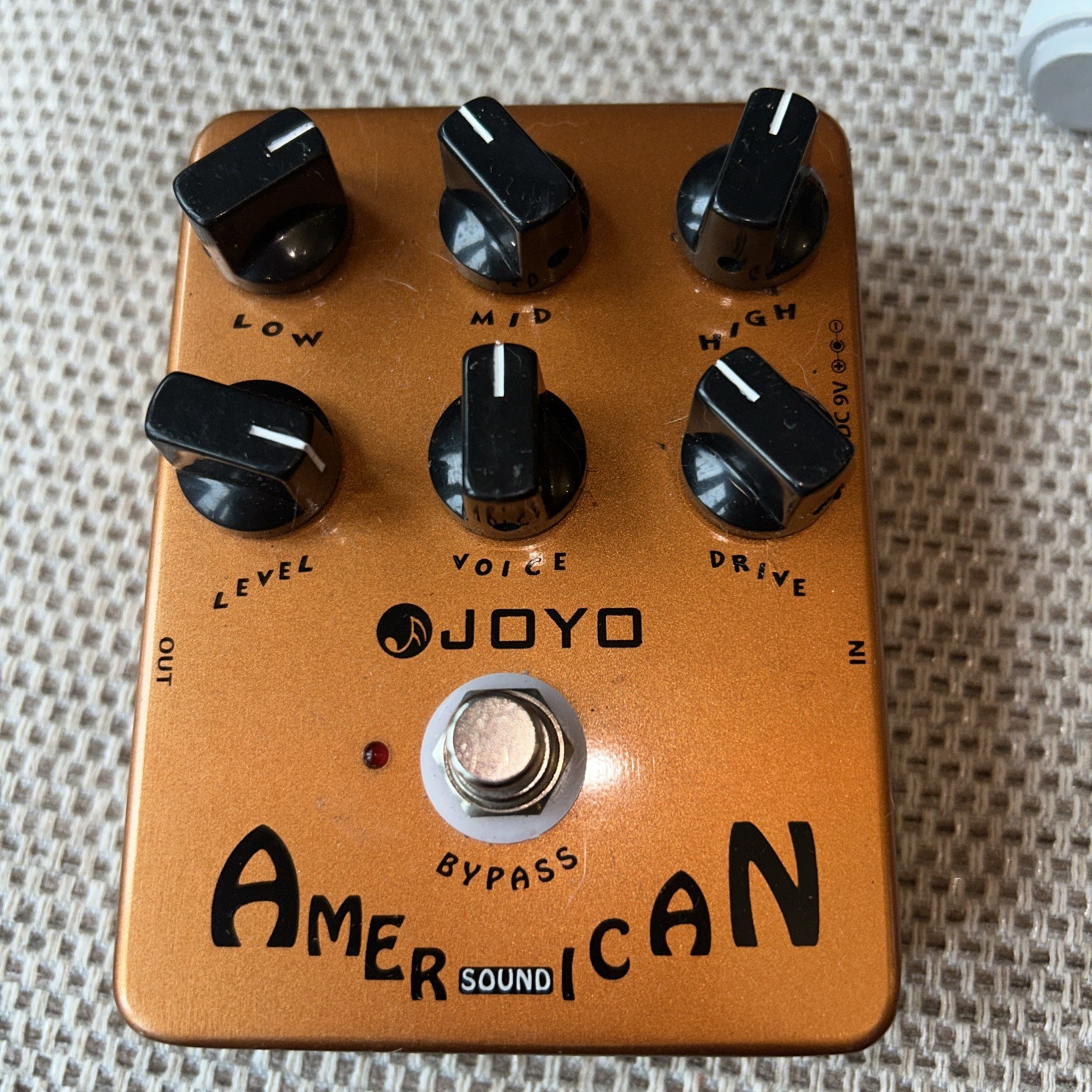 Joyo American Sound Verstärker Simulator Gitarrenpedal Original Sound zum Overdrive
