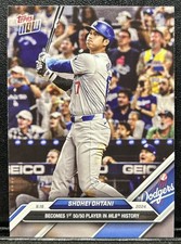 2024 Topps Now Shohei Ohtani #722 Dodgers - 1st 50/50 MLB Player In History