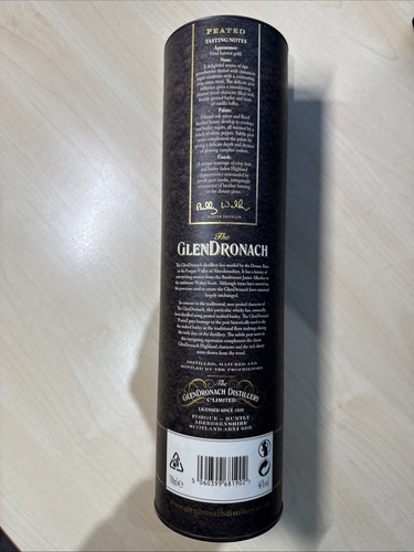 The Glendronach Peated Single Malt Whisky 0,7l 46% Bottled 2016 - Bild 2 von 5