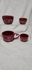 Rae Dunn Valentine Red Measuring Cups. Set of 4. New