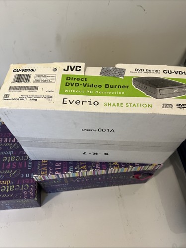 JVC Everio Direct DVD Video Burner CU-VD10 Share Station CU-VD10USB-New In A Box - Picture 4 of 4