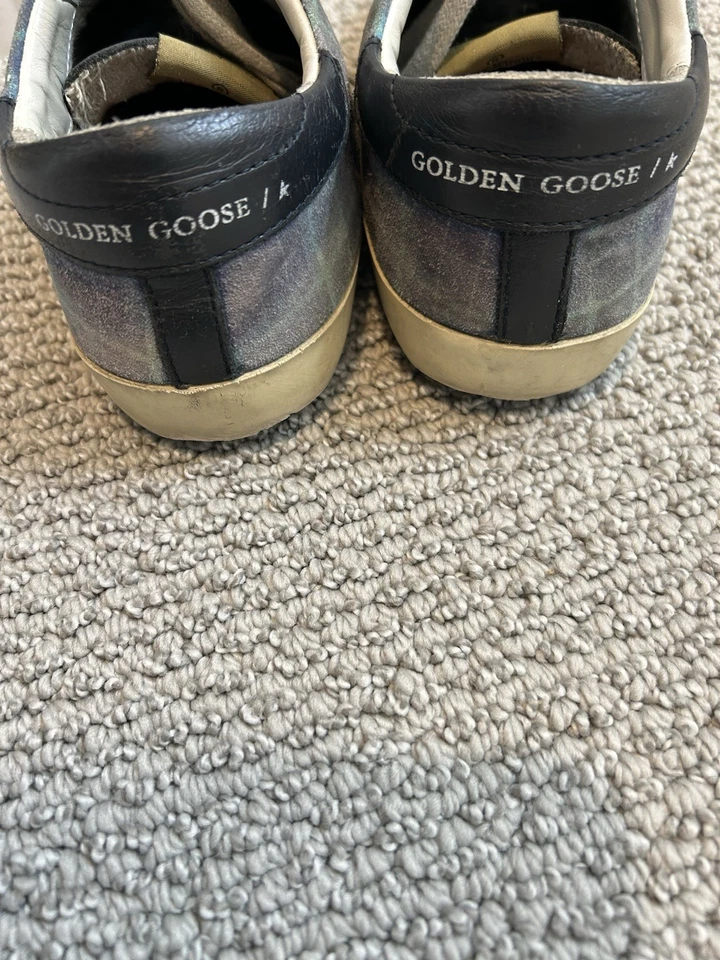 Golden Goose Superstar Azul Cuadros Con Estrella Talla 39 Foto 4 de 4