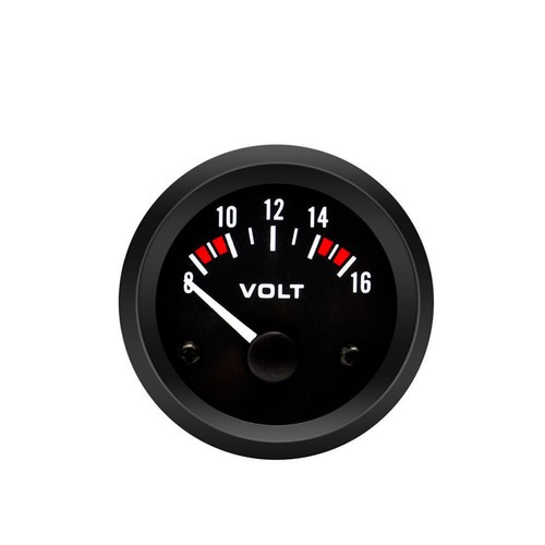 52mm LED 8-16V Voltmeter Voltage Gauge Panel Meter For Motorcycle Car 12V 2" - Picture 7 of 8