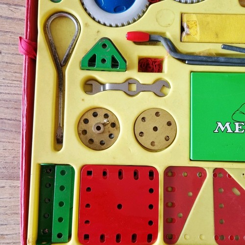 Vintage 1963 Meccano Outfit # 7 Set Double Tray Original - Picture 15 of 24