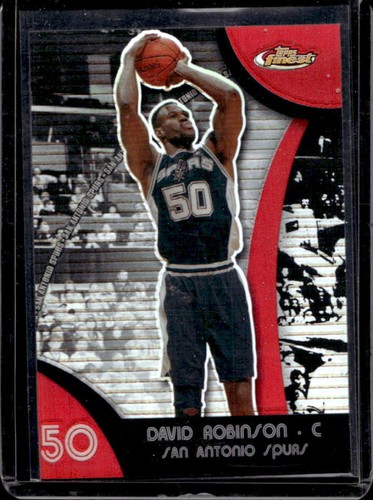2007-08 Finest David Robinson Refractor #45 Spurs - Picture 1 of 2