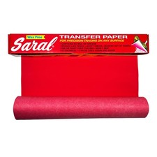 Red Wax-Free Transfer Tracing Paper Roll 12 Inches x 12 Feet for Precision