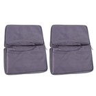 2pcs Portable Shopping Bags Oxford Cloth Bags Supermarket Tote Pouches