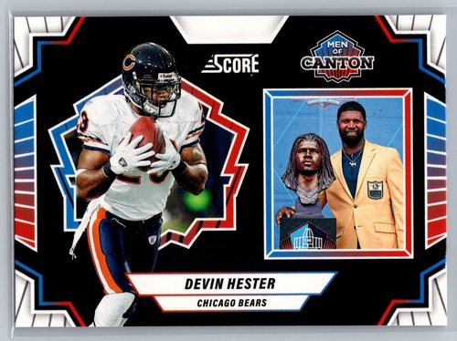 2025 Panini Score Football Men of Canton 3 Devin Hester, Chicago Bears