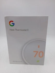Google, T4001ES, Nest Thermostat E, Smart Thermostat, White (I1-A8)