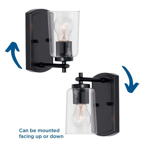 Progress Lighting P300154 Nickel Adley Single Light 8"H Bathroom Sconce - Picture 6 of 12