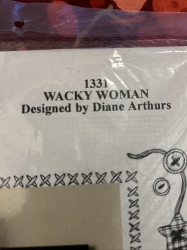 C-25 NEU IMAGINIEREND GEZÄHLTES KREUZSTICH-SET "VERRÜCKTE FRAU" - Bild 4 von 6