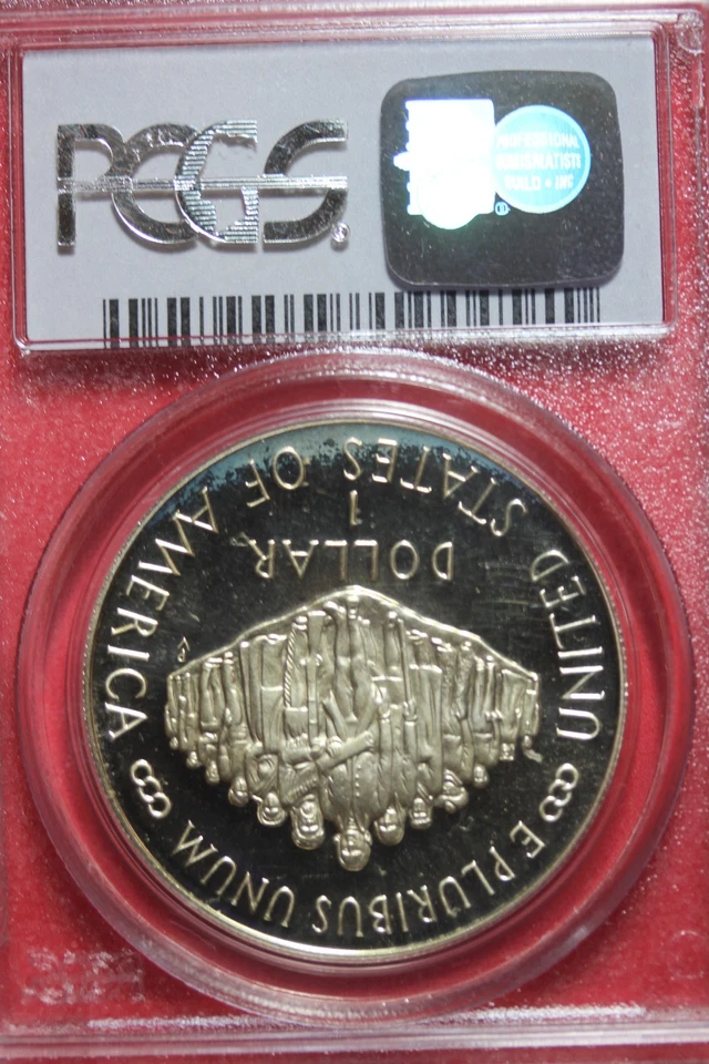 1987 S PCGS PR69DCAM CONSTITUT DOLLAR #B50862 - Image 2 of 2