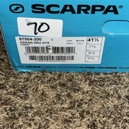 Scarpa Grand Dru GTX Mountaineering Hiking Boot Men’s Size 8.5 US 41.5 EU New - Picture 2 of 7