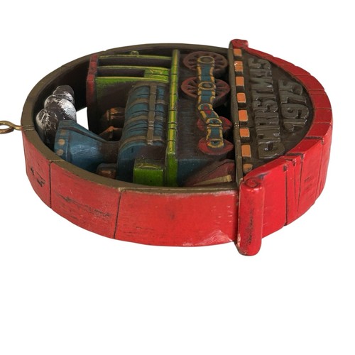 Vintage Hallmark 1975 Train Locomotive Christmas Ornament No Box - Picture 4 of 10