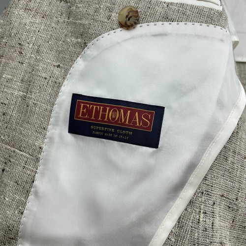 Suitsupply Men’s 'Havana HL' Silk/Linen Half-Lined Blazer – Size EU44R / US/UK34 - Picture 11 of 13