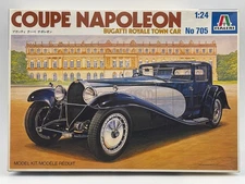 1:24 BUGATTI ROYALE TOWN CAR COUPE NAPOLEON ITALERI NO. 705 ITALY(NEW-OPEN BOX) 
