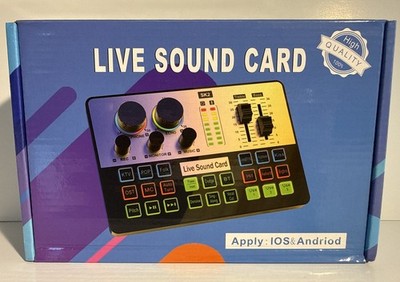 Live Sound Card IOS & Andriod Professional Recording DJ Singing NEW Mix Station