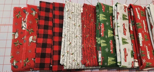 Quilting Cotton Fabric Hearthside/Homegrown Holiday 13 End of Bolt Remnant 8 yd - Picture 3 of 13